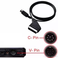 KABEL PRZEWÓD RGB EURO SCART SEGA MASTER SYSTEM C