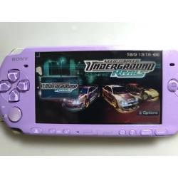 KONSOLA PSP 3004 HANNAH MONTANA LILAC PURPLE LIMITOWANA PLOMBA 4GB ARK5 ŚWIETNY STAN